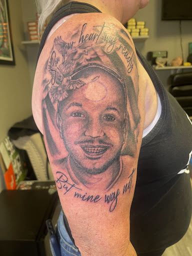 Explore eternal love tattoo ideas, creative tattoo ideas in Watford City, available at Soulful Ink Studios