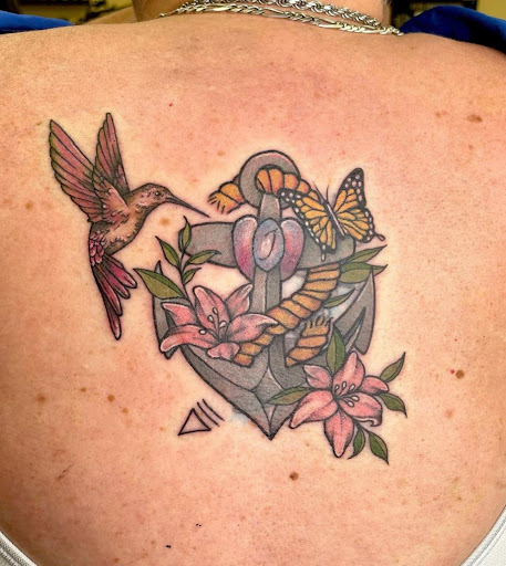 Explore tattoo ideas for your legs, creative tattoo ideas in Cleveland, available at Vanaheim Tattoo and Piercing Studio