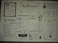 Restaurant Le Pinocchio à Langeac - menu / carte