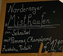 Restaurant Grillstübchen à Norderney - menu / carte