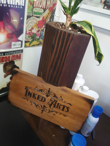 Explore space sleeve tattoo ideas, creative tattoo ideas in Buford, available at Inked Arts Tattoo Studio