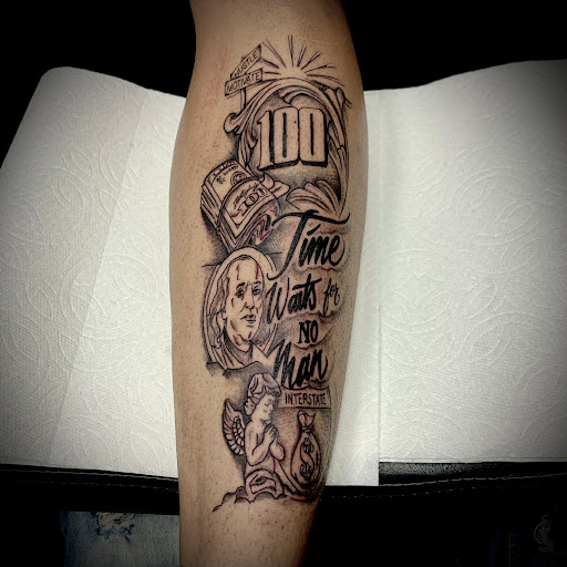 Explore joker and harley quinn tattoo ideas, creative tattoo ideas in Las Vegas, available at CmTattoosLv