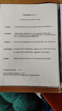 Alte Taverne à Bad Füssing menu