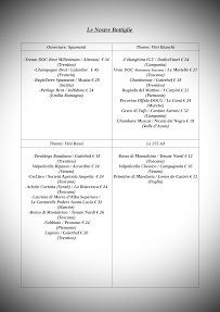 Menu / carte de Quadrophenia à Cremona