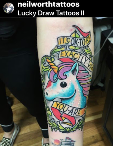 Find baby girl tattoo ideas for your next unique tattoo in Dallas at Lucky Draw Tattoo II