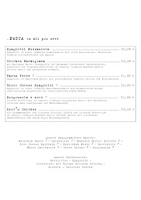 GOOD ITALIAN à Bielefeld menu