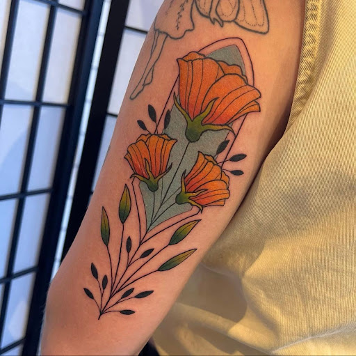 Explore photography tattoo ideas, creative tattoo ideas in Tucson, available at Broken Clover Tattoo and Piercing