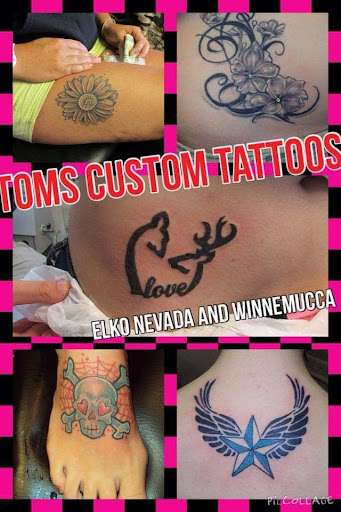 Explore father daughter matching tattoo ideas, creative tattoo ideas in Elko, available at Custom Tattoos and Body Piercing Studio
