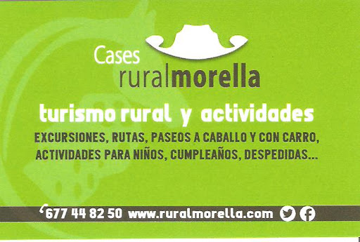 Ruralmorella, Paseos a Caballo y con Carro. en Morella