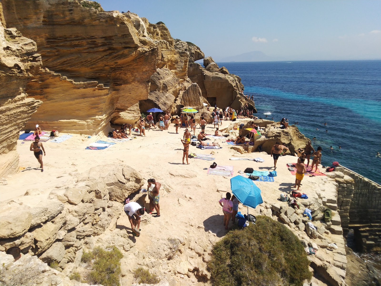 Foto di Spiaggia Bue Marino area servizi