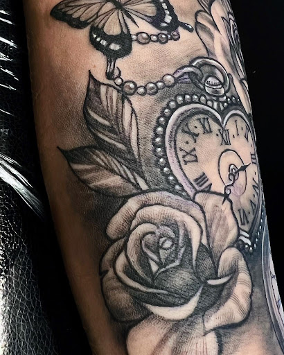 Explore phoenix tattoo idea, creative tattoo ideas in Dallas, available at Empire barbers & Ink