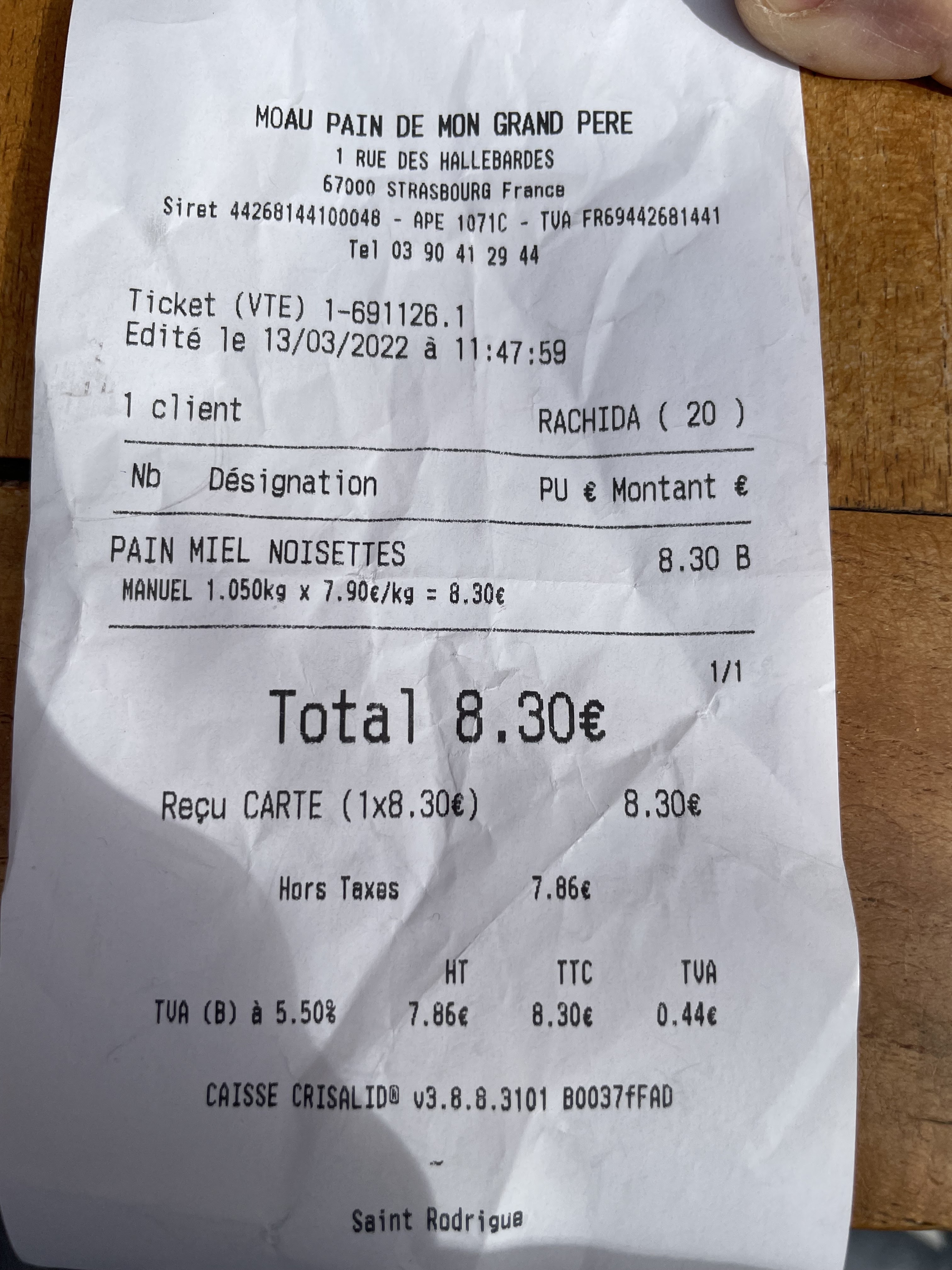 Photo n° 1 de l'avis de jf.e fait le 13/03/2022 à 11:28