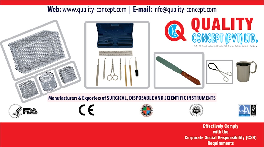 Quality Concept - Manufacturers of Scientific labwares Products-Instruments in Pakistan