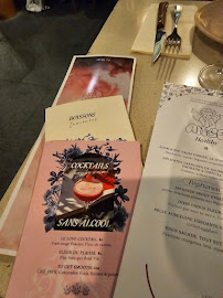 inavoué restaurant à Paris menu