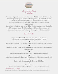 Menu du La Taverna Del Mago à Verbania