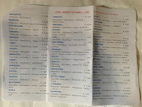 Menu / carte de I Due Regni di Siccardi Wilma à Neive