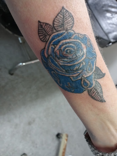 Explore simple goth tattoo ideas, creative tattoo ideas in Birmingham, available at N-DA-NOOK TATTOOS AND BODY PIERCINGS