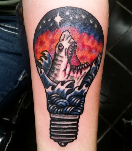 Explore moonshine tattoo ideas, creative tattoo ideas in Erie, available at EliKingInk