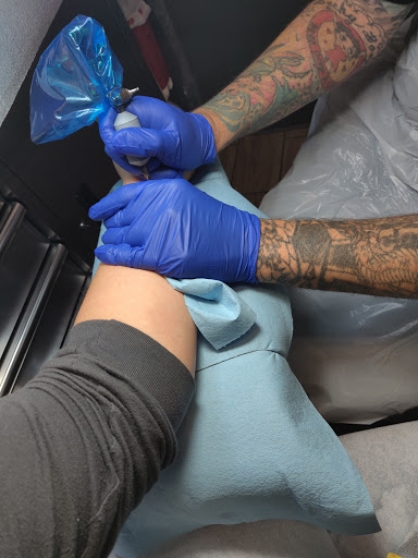 Explore ship tattoo ideas, creative tattoo ideas in Sacramento, available at The Exotic Body