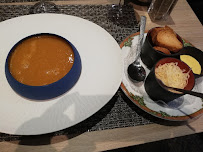 Soupe de tomate du Restaurant français Restaurant La Trinquette à Grandcamp-Maisy - n°7