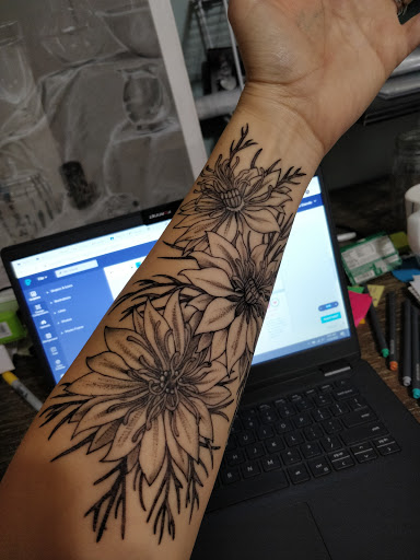 Explore joshua tree tattoo ideas, creative tattoo ideas in Oklahoma City, available at Black Magic Tattoo