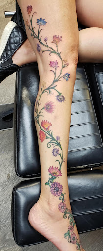 Explore oriental sleeve tattoo ideas, creative tattoo ideas in Johnson City, available at Defiant Designs