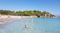 Paralia Kounoupiou'in fotoğrafı küçük koy ile birlikte