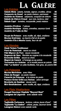 Menu / carte de Restaurant La Galère à Saint-Raphaël