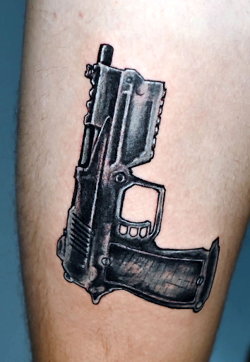 Explore tattoo ideas for men thigh, creative tattoo ideas in Saint Petersburg, available at Phoebus Tattoos