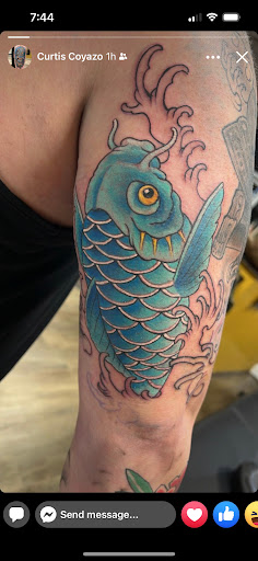 Explore predator tattoo ideas, creative tattoo ideas in Channahon, available at Supersauce Tattoo Company