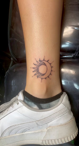 Explore rose tattoo idea, creative tattoo ideas in Meridian, available at Creative Pain Tattoo Studio