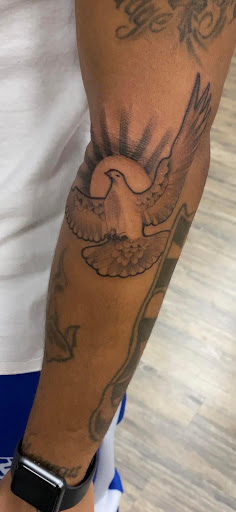 Explore badass sleeve tattoo ideas, creative tattoo ideas in Sioux Falls, available at Starry Eyed Studio