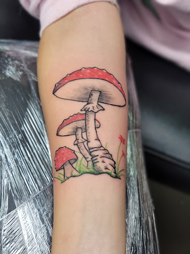 Explore amity affliction tattoo ideas, creative tattoo ideas in Mountain Home, available at Black Dagger Tattoo