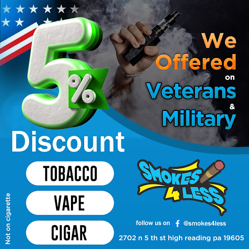 Vaporizer Store «Smoke Shop & Vapor Lounge», reviews and photos, 2702 N 5th Street Hwy, Reading, PA 19605, USA