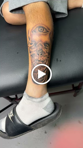 Explore tattoo ideas for rest in peace, creative tattoo ideas in Lubbock, available at Pura Envidia Tattoo Shop