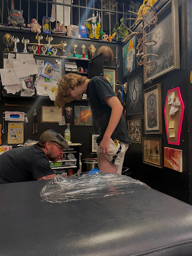 Explore alkaline trio tattoo ideas, creative tattoo ideas in Saint Paul, available at Black Coffin Tattoo