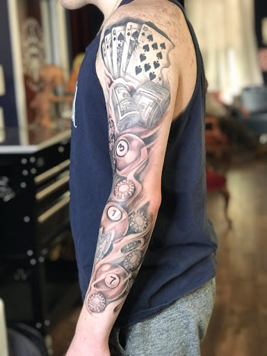 Explore group tattoo ideas for 4, creative tattoo ideas in Bronx, available at Brass Knuckles Ink Tattoo Studio