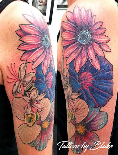 Explore half sleeve mens tattoo ideas, creative tattoo ideas in Minneapolis, available at Tough Luck Tattoo