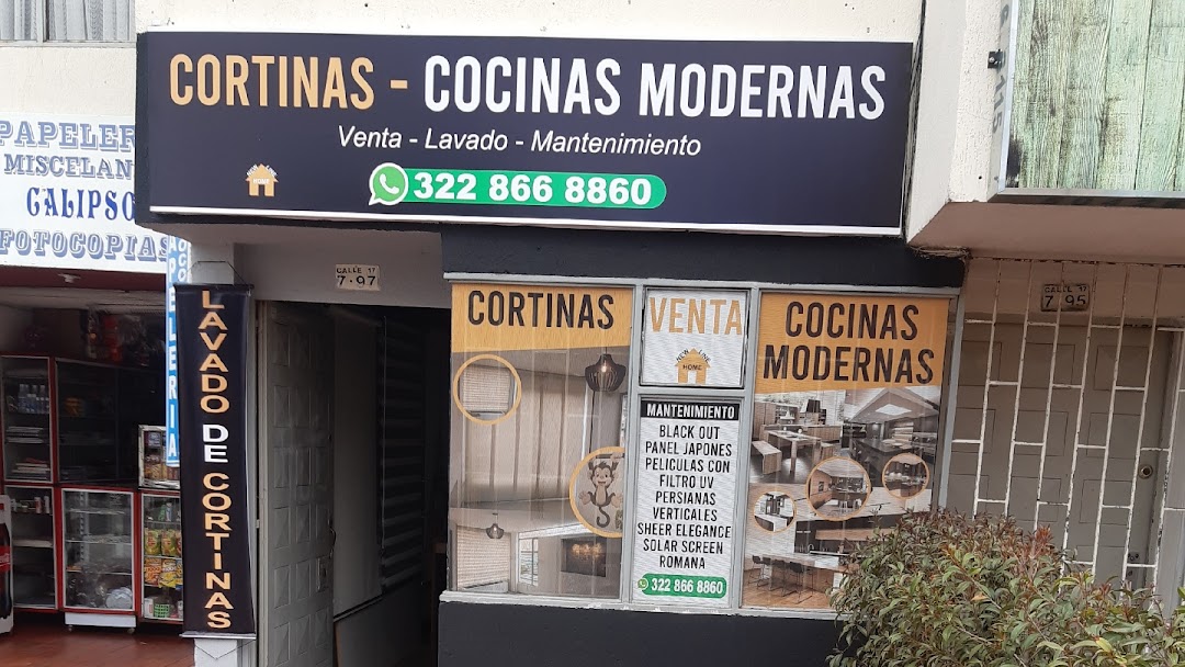Cortinas -cocinas modernas new home line