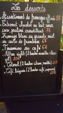 Le Lapin Blanc à Avignon menu