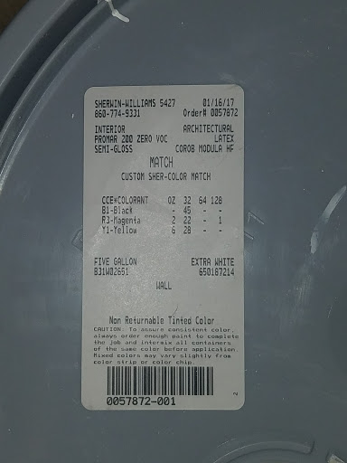 Paint Store «Sherwin-Williams Paint Store», reviews and photos, 257 Broad St, Manchester, CT 06040, USA