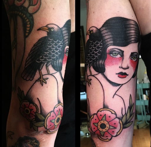 Explore tattoo ideas for outer forearm, creative tattoo ideas in Lawrence, available at Standard Electric Tattooing