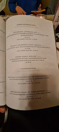 Speiserestaurant Fischer à Sankt Andreasberg carte