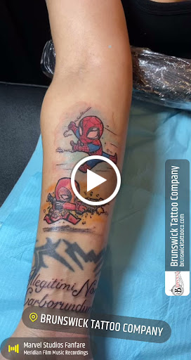 Explore zeus tattoo ideas, creative tattoo ideas in Brunswick, available at Brunswick Tattoo Company