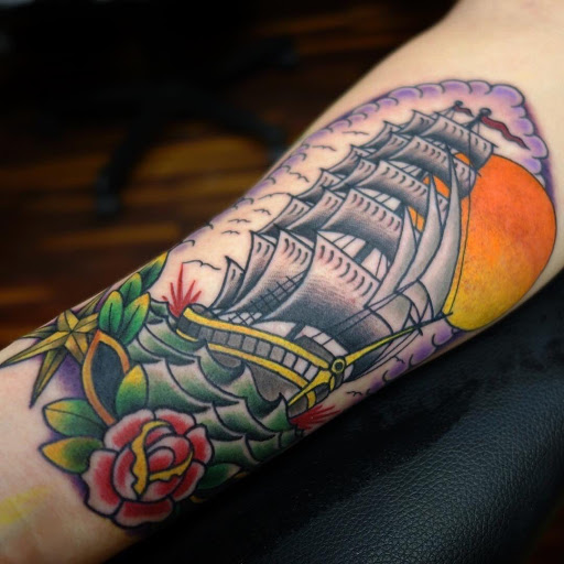 Explore tattoo ideas with color, creative tattoo ideas in Orange Park, available at Big City Tattoo and Piercing