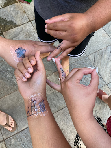 Explore annabelle tattoo ideas, creative tattoo ideas in Honolulu, available at Sacred Art Tattoo Waikiki