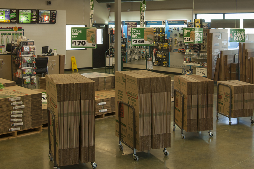 Moving Supplies Showroom at U-Haul Moving & Storage of Coconut Creek