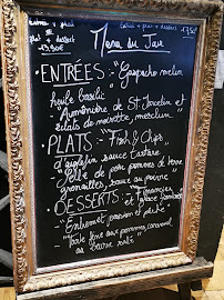 Restaurant Chez Pont-pont à Angers (la carte)