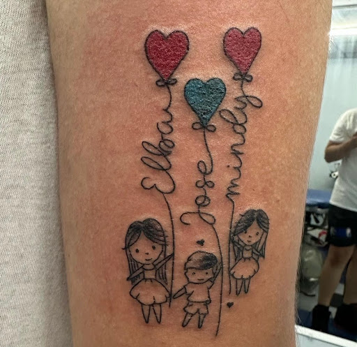 Explore blue flame tattoo ideas, creative tattoo ideas in Trenton, available at trenton tattoo