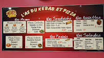 Kebab L'As du Kebab à Saint-Marcel (la carte)
